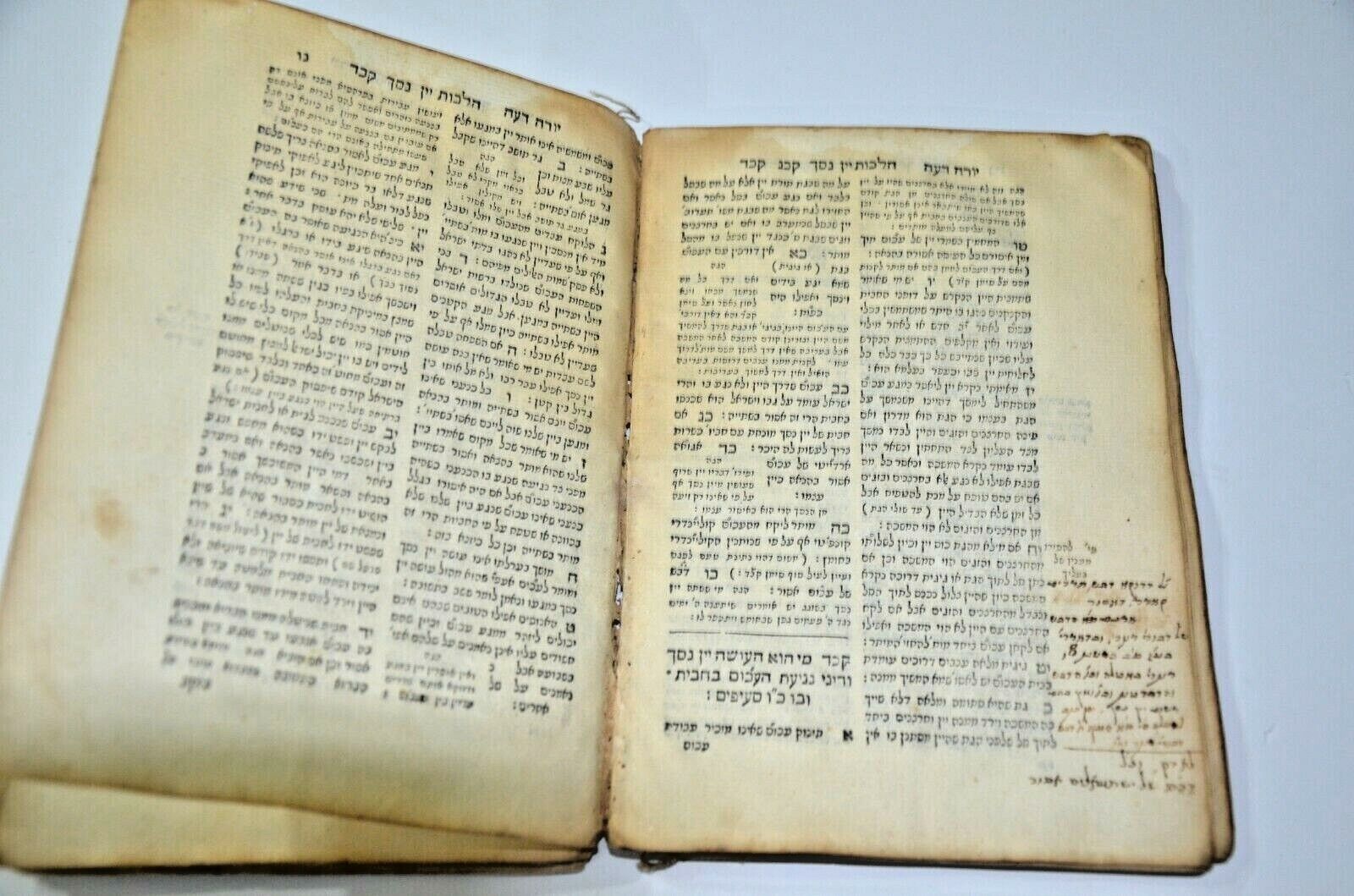 1594 Shulchan Aruch Venice judaica Very old book hebrew Jewish RARE שלחן ערוך