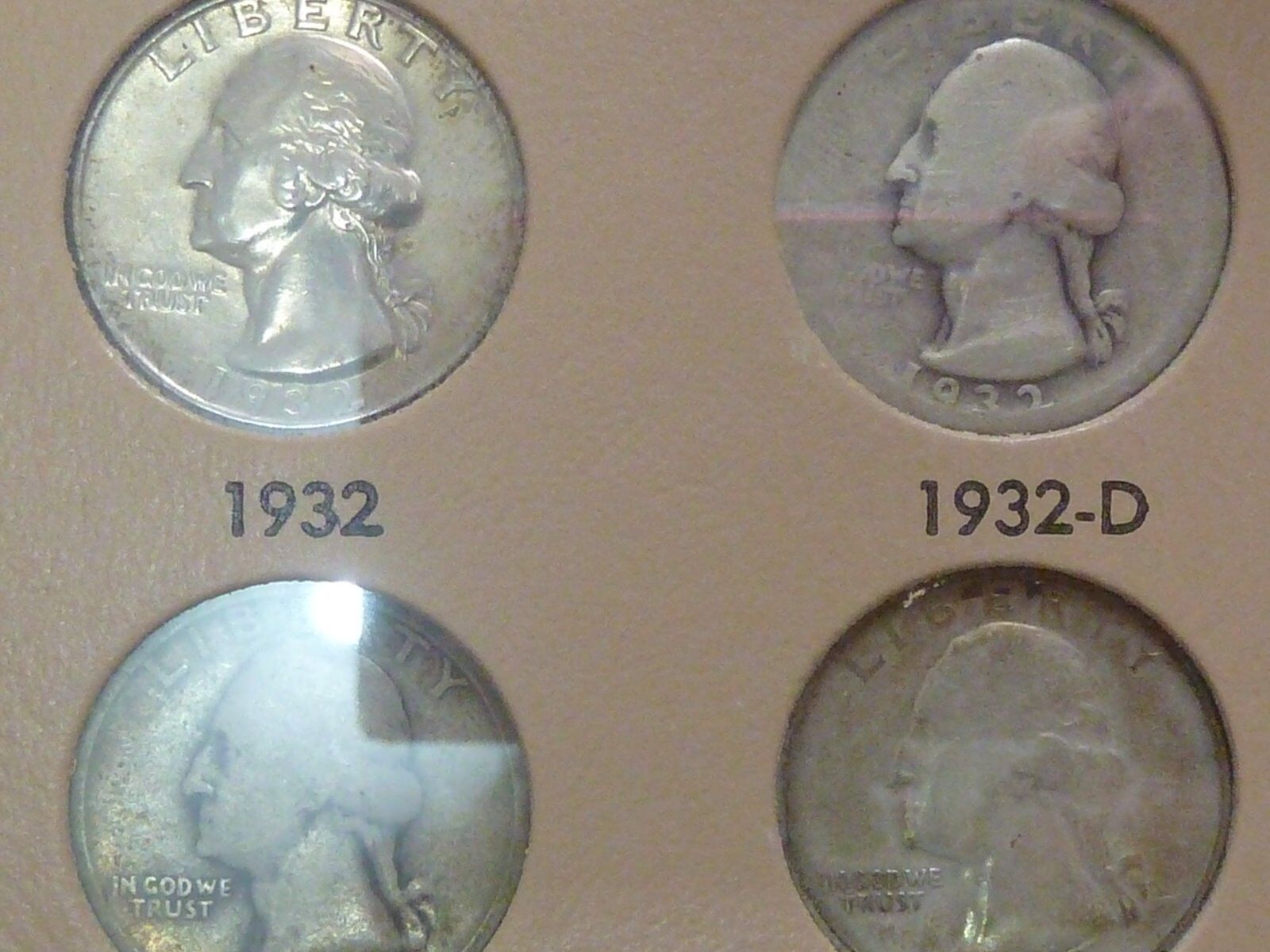 Washington Quarters Complete 1932 - 1974 P-D-S  Over 50 Coins Uncirculated