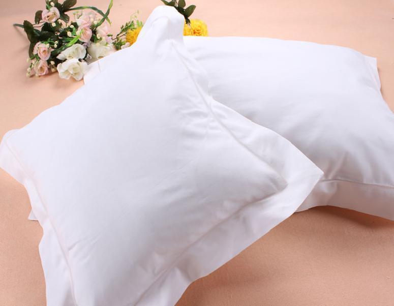 Set of Two Solid Pillow Sham (2-PCs) 750 TC Egyptian Cotton All Sizes