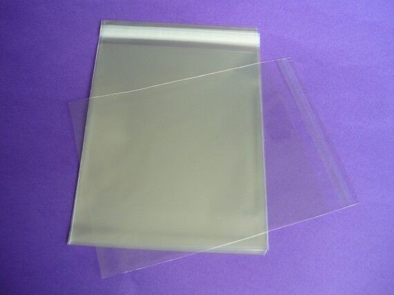 50 12.5 x 12.5 (12x12) Clear Resealable Cello Bag Cellophane Envelope Scrapbook