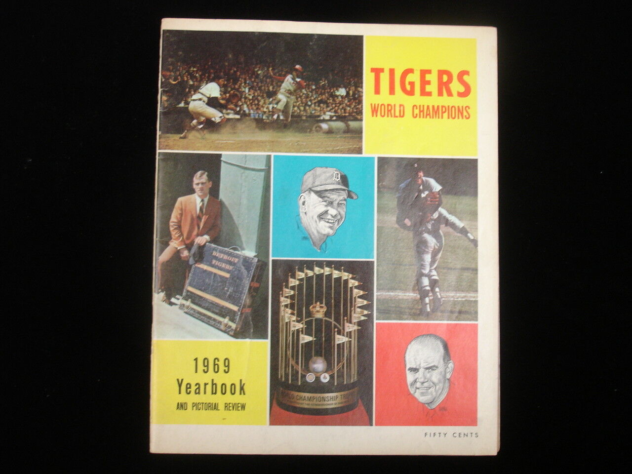 1969 Detroit Tigers Baseball Yearbook