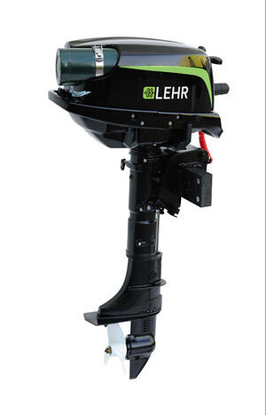 Lehr LP5.0S Propane-Powered Outboard Boat Motor 5 HP Short Shaft New