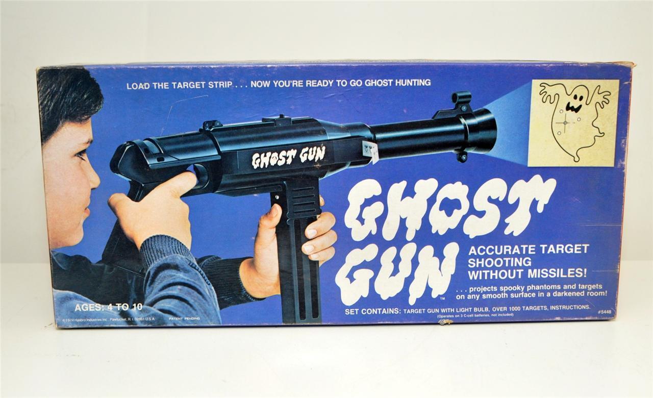 Vintage 1974 Hasbro Ghost Gun With Targets And Original Box, RARE