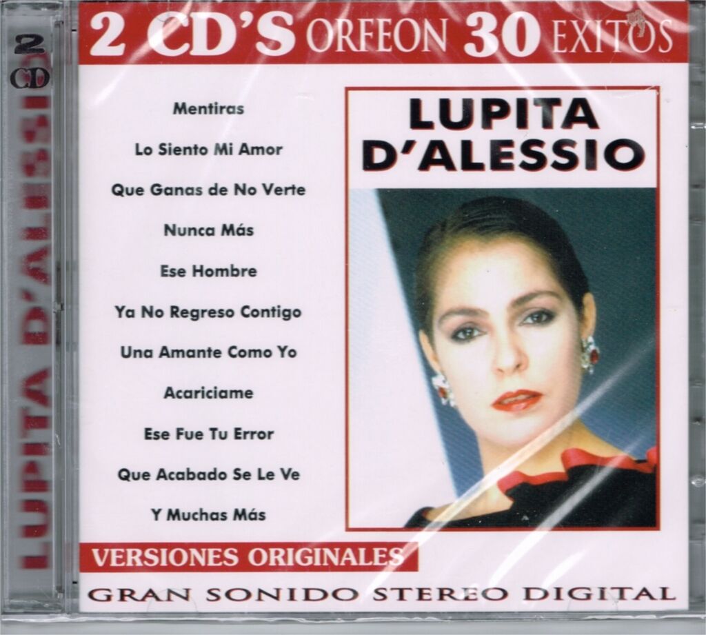 Lupita D\'Alessio  30 Exitos   BRAND NEW SEALED 2 CDS  SET 