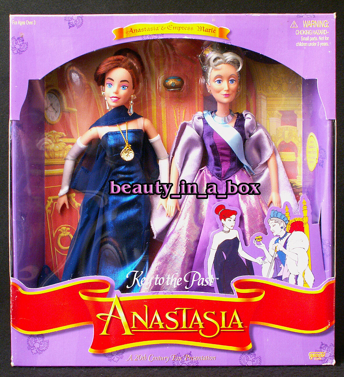 Anastasia and Empress Marie Key to the Past Doll Giftset Galoob Together dbl