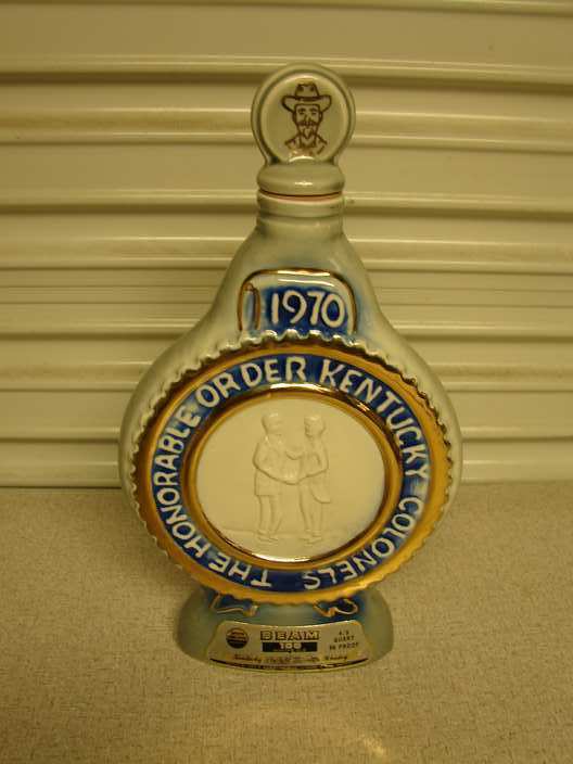Vintage James Beam The Honorable Order Kentucky Colonels Liquor Decanter