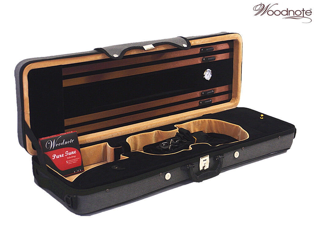 BKFD New Released 4/4 Enhanced/Foamed violin case with Free String Set
