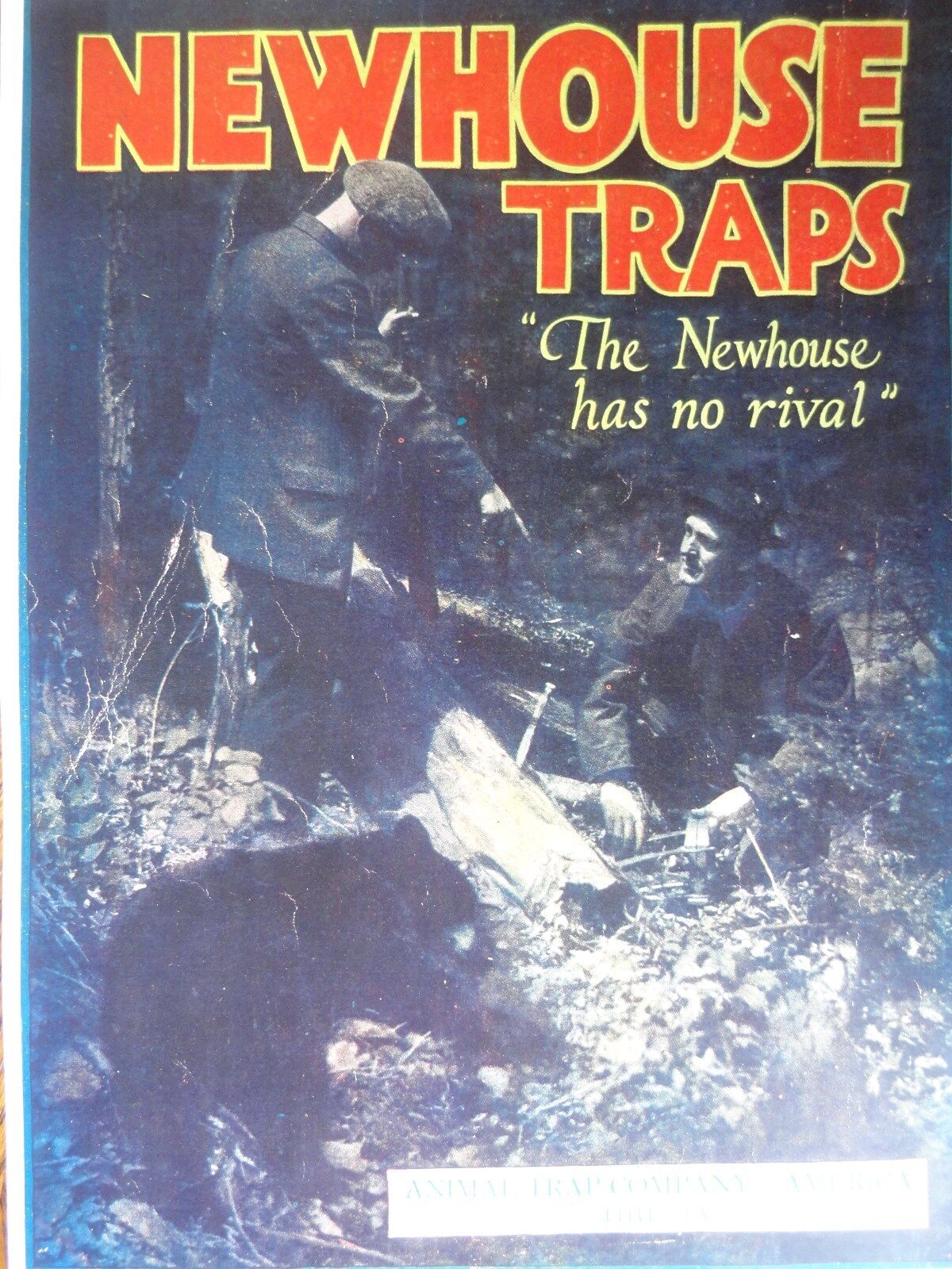 Newhouse Traps Lititz,Pa.  Advertising Poster 