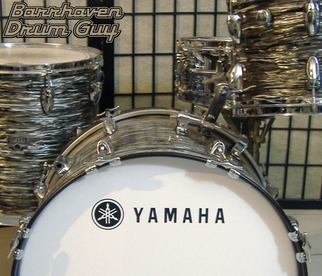 Yamaha, 70s Vintage, Repro Logo - Adhesive Vinyl Decal, for Bass Drum Reso Head