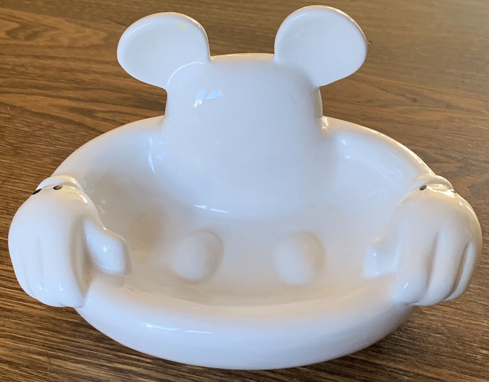 Disney Mickey Mouse White Soap Dish Bathroom Ears Hands