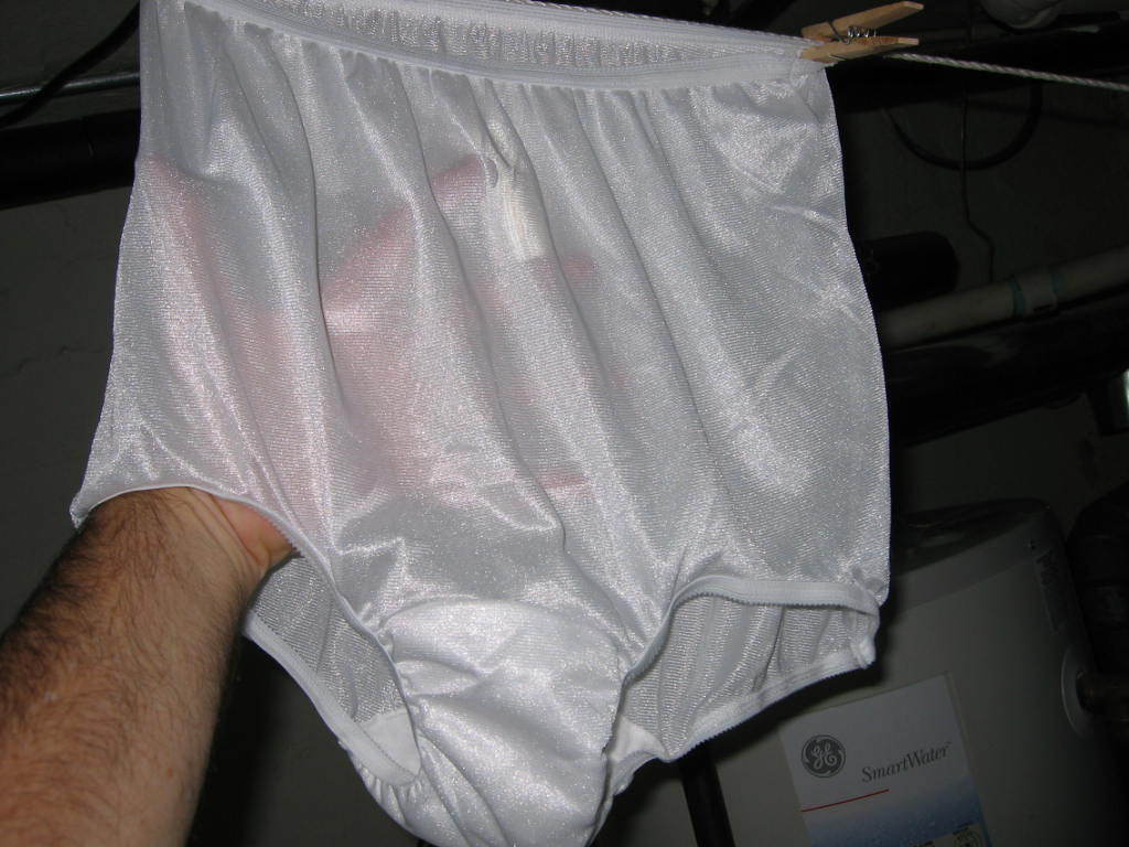 5 Pairs Bloomers Sheer White Grannie Granny Panty 10 New Dead Stock 100% Nylon:)