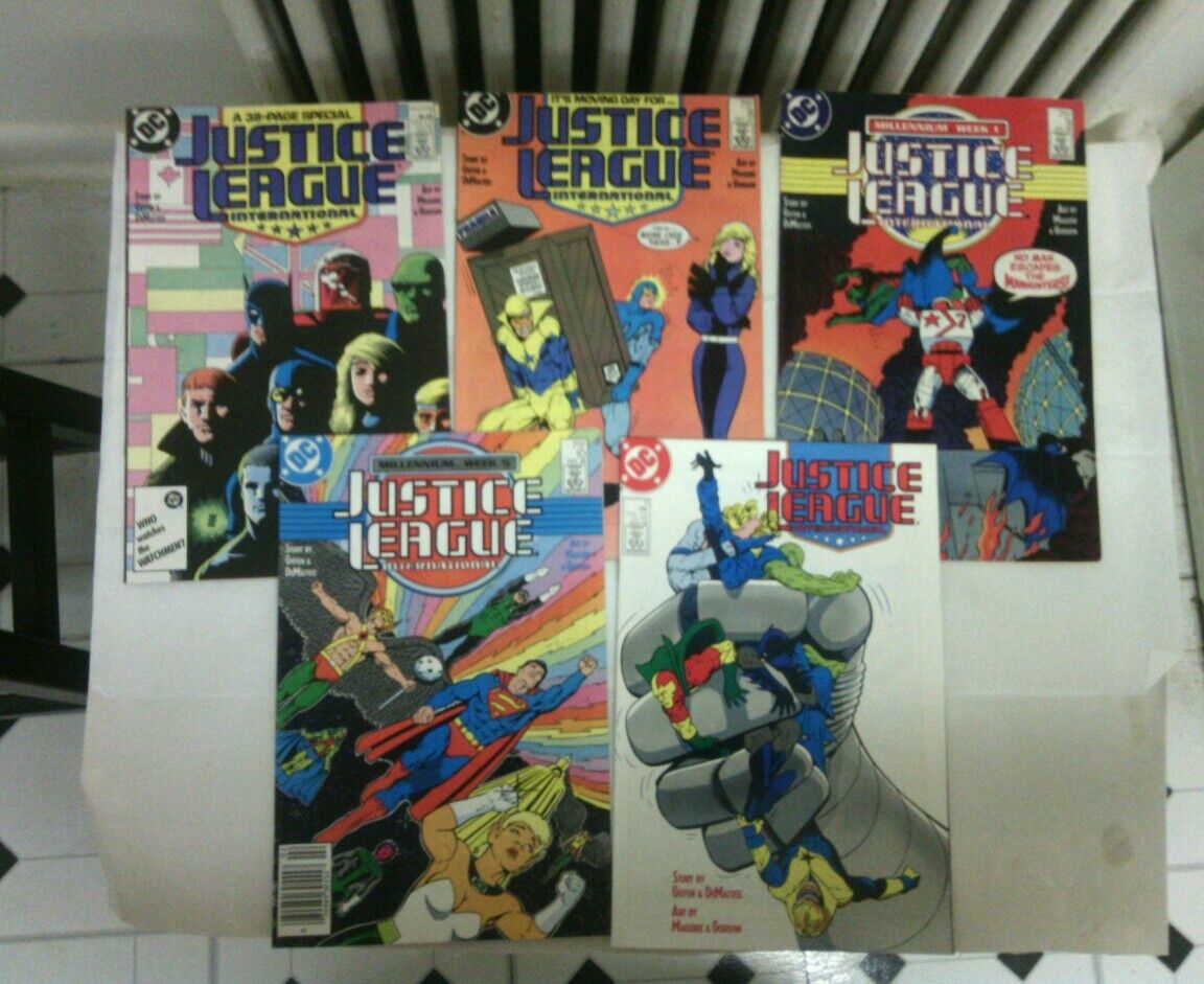 Justice League International comic book lot 1 issues #7-11