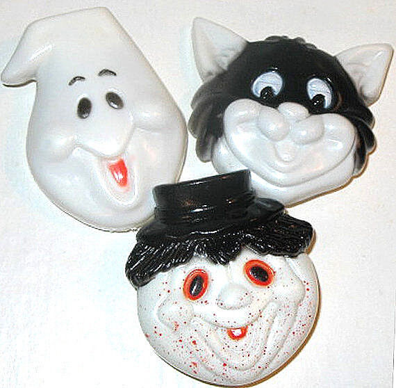 HALLOWEEN CLICKER  Clackers (LOT of 3) Vintage TOYS Mint Condition FUN Shackman