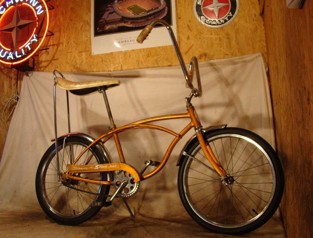 1967 SCHWINN STINGRAY COPPERTONE BOYS MUSCLE BIKE VINTAGE BICYCLE S7 HOT/RAT ROD