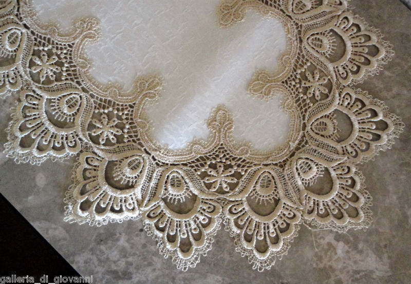 Delicate Gold Trim Runner Lace 36\