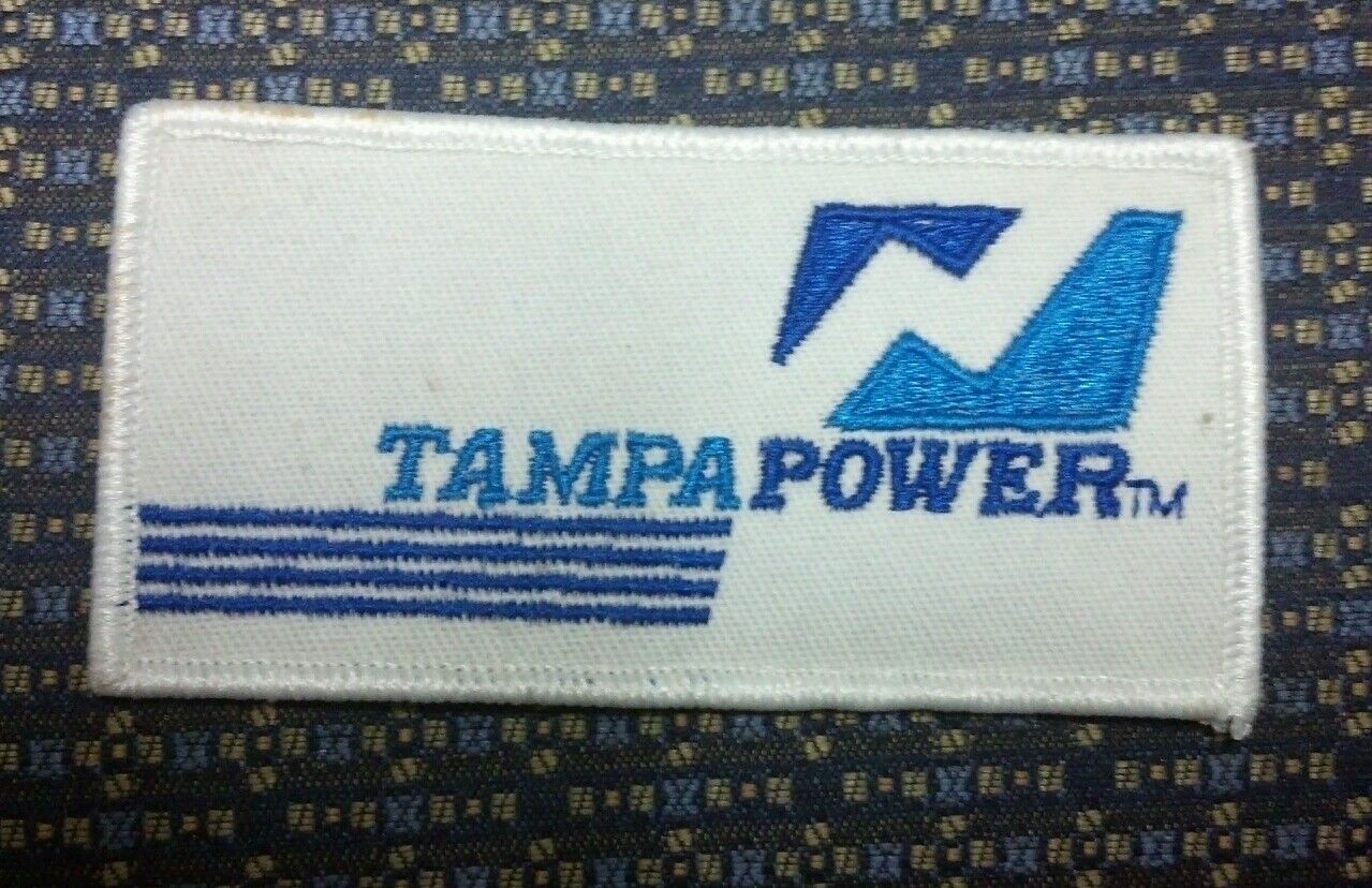 TAMPA POWER Iron or Sew-On Patch 4\