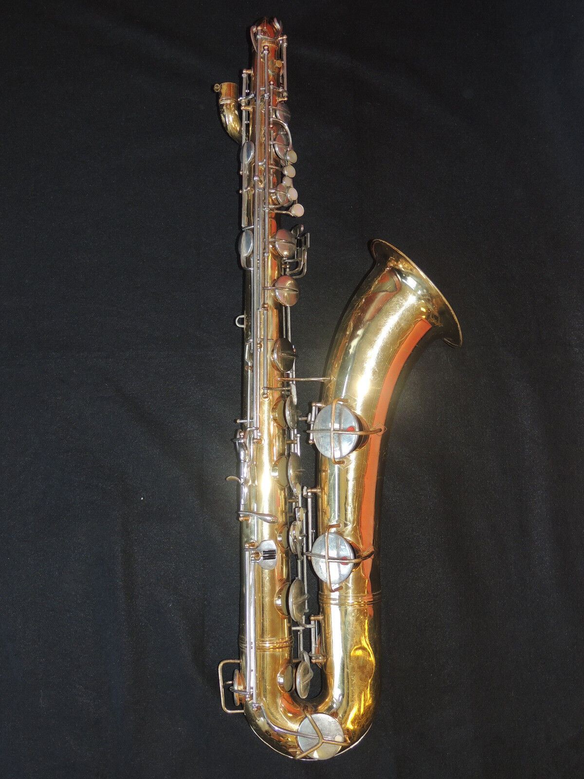 1970 Conn 12M low Bb Baritone Saxophone Professional Pro Bari Sax Mexico N 82037