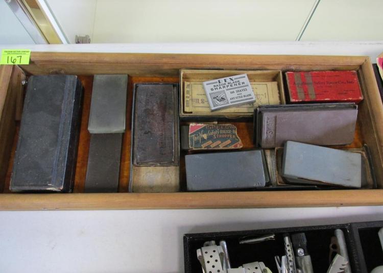 collection of hones and sharpeners Lot 167