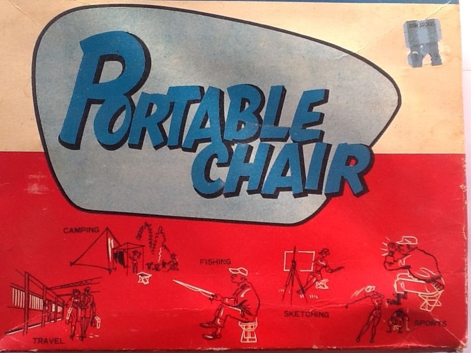 Vintage portable chairs made in Japan