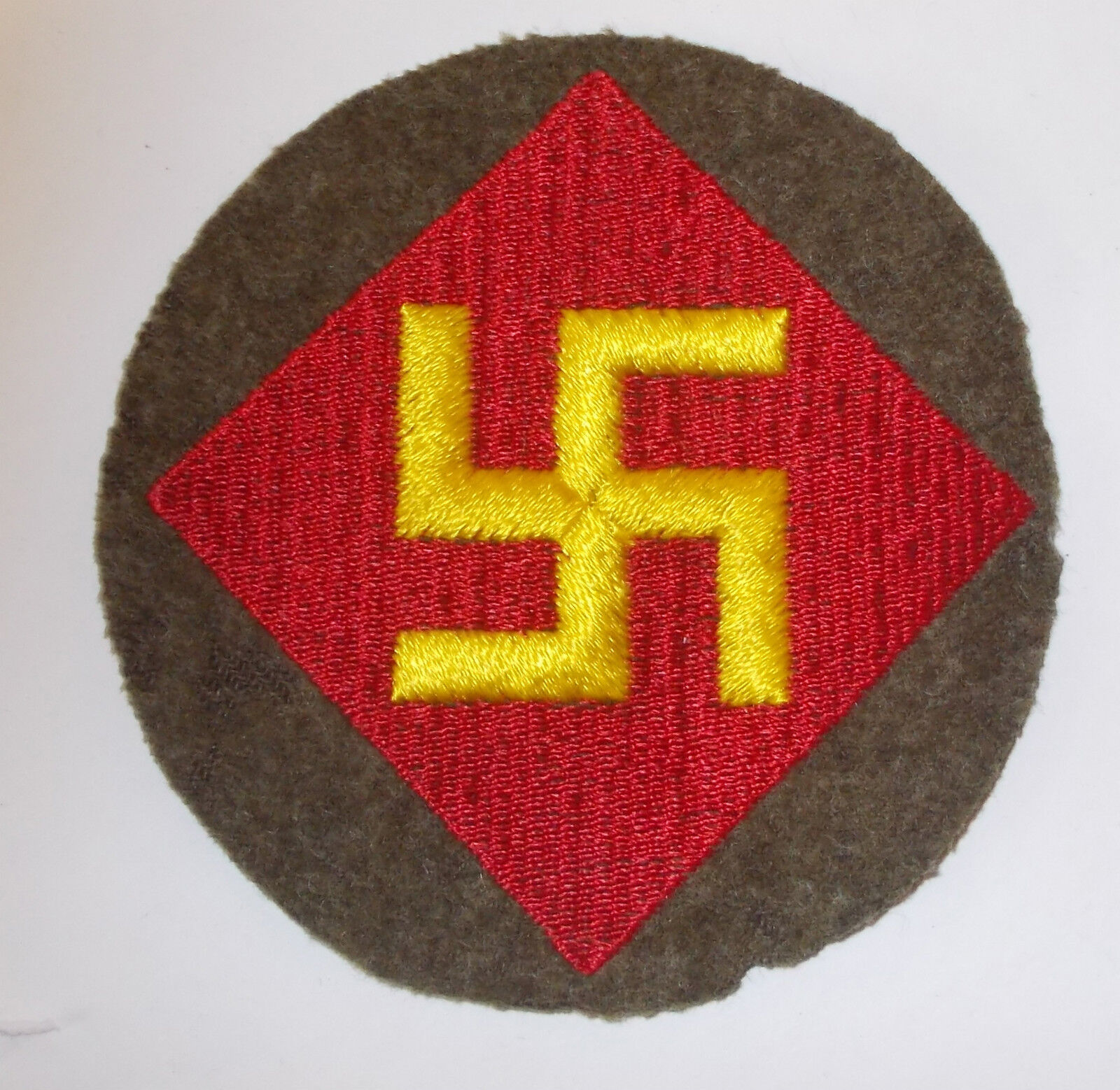 Original US Army WWII 45th Infantry Division Shoulder Patch Wool Pre-War Rare