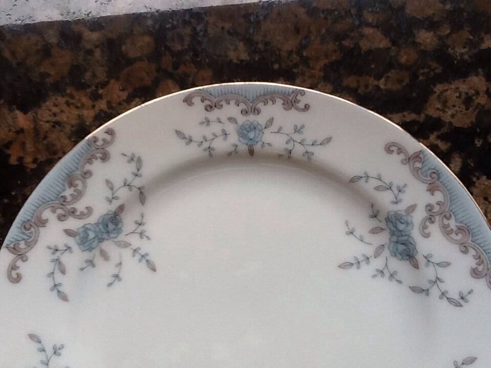 Vintage Imperial China Seville Pattern, Set Of 6 Bread Plates.