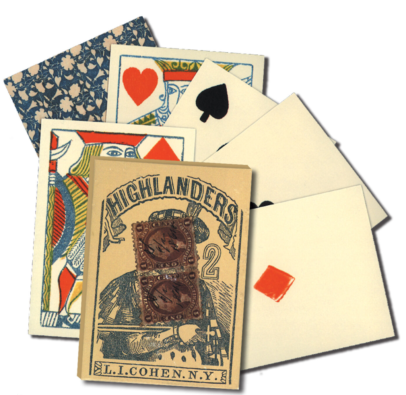 Playing Cards Old West Poker/Faro Replica Deck