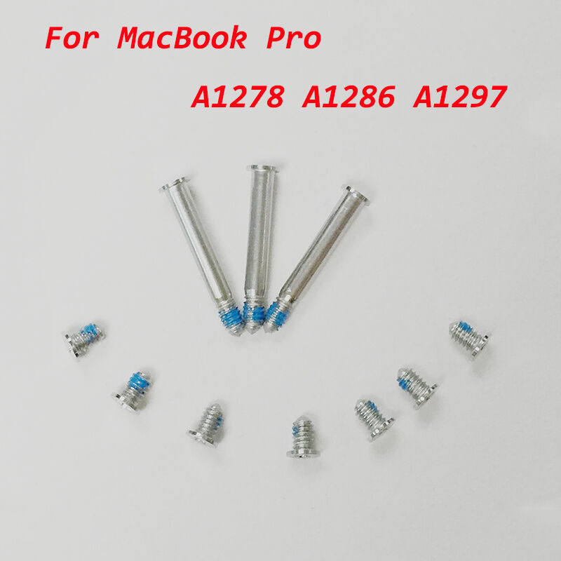 10pcs Macbook Pro Series A1278 A1286 A1297 Hot Bottom Back Case Cover Screws Set