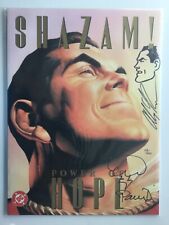 SHAZAM Power Of Hope Auto by Ross & Dini W/ Coa #103/500 Treasury size 9.4 NM picture
