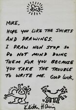 Keith Haring Original Sketches/Letter picture