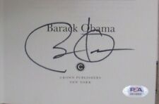 BARACK OBAMA DREAMS FROM MY FATHER HAND SIGNED BOOK AUTO PRESIDENT PSA/DNA picture