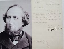 Cyrus Field Inventor Atlantic Telegraph Cable In 1858 Letter Signed ''Rare'' picture