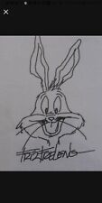 Friz Freleng Signed And Hand Drawn Bugs Bunny Caricature picture