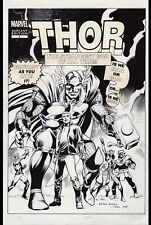 Mighty Thor #7 Original Cover Art by Alan Davis and Mark Farmer Marvel 2011 picture