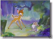 🟦 Original Voice Thumper Hand Signed Bambi 1942 Walt Disney NEW 11x14 print picture