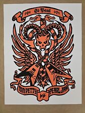Tom Petty Pearl Jam 2006 St Paul MN Concert Poster Ames Bros Silkscreen Print picture