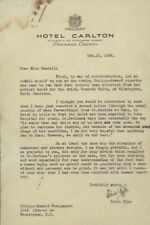 ERNIE PYLE - TYPED LETTER SIGNED 10/15/1936 picture