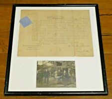 1897 Military Rank Appointment Signed by Queen Victoria Framed Rare Autograph  picture
