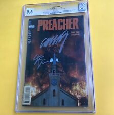 Preacher #1 CGC SS 9.6 signed auto by Garth Ennis & Steve Dillon 2 3 13 picture