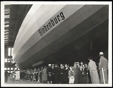 1936 Zeppelin LZ 129 Hindenburg Airship Hangar Lakehurst Type 1 Original Photo  picture