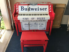 BUDWEISER PIANO Antique Authentic Rare Collectible Complete - Functioning Player picture