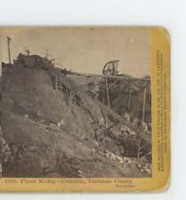 Placer Gold Mining Columbia Tuolumne County CA Lawrence & Houseworth Stereoview picture