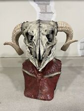 13th ward FX Ram Silicone Mask Halloween Cosplay Horror  WOW *horn needs repair picture