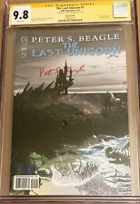 The Last Unicorn 1 SIGNED Variant CGC SS 9.8 SIGNED Peter S Beagle IDW 2010 RARE picture