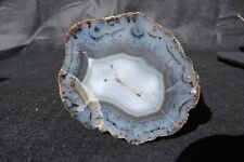 AN OUT STANDING MONTANA AGATE COLLECTOR PIECE FROM A PRIVATE COLLECTION. picture