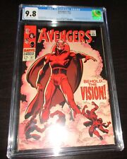 AVENGERS #57 1968 CGC 9.8 OW/WHITE PGS 1ST VISION PERFECT CASE picture