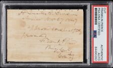 Franklin Pierce Signed Autographed Cut AUTO PSA/DNA AUTH 14th President USA picture