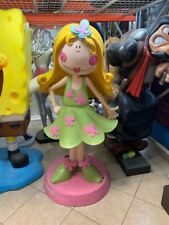 Cartoon Flower Girl Butterfly Life Size Statue Pre-Owned picture