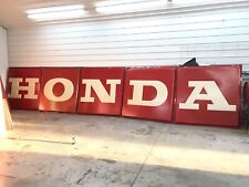 Vintage Honda Dealer Chiclet Sign MASSIVE 6x6 Letters 30’ Long Total picture