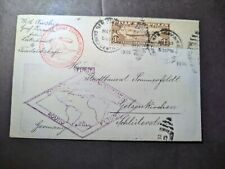 1930 USA LZ 127 Graf Zeppelin Airmail Cover FFC to Gelsenkirchen Germany #C14 picture
