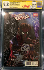 STAN LEE SIGNED SKETCH CGC SS 9.8 Amazing Spider-Man 1 CBCS GREG HORN remarked picture